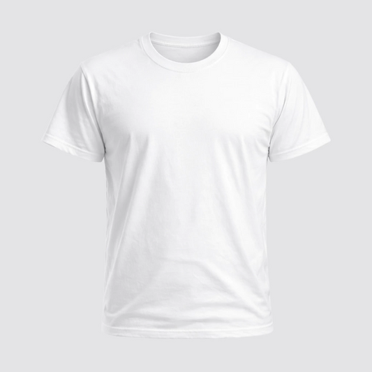 Remera Manga Corta Blanca (Unisex)