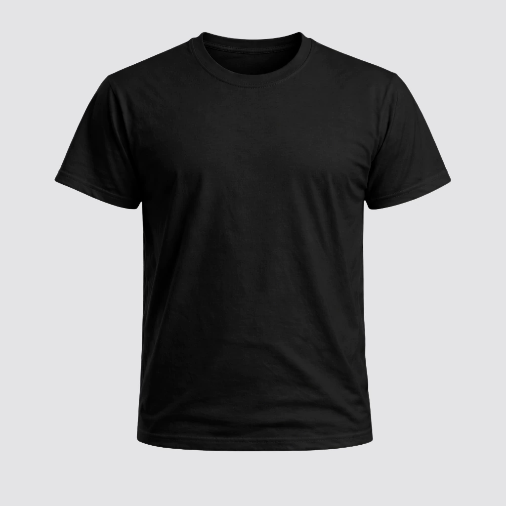 Remera Manga Corta Negra (Unisex)
