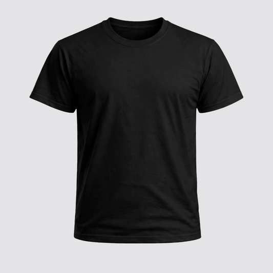 Remera Manga Corta Negra (Unisex)